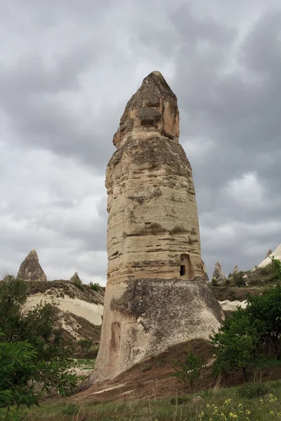 Unikalne formacje geologiczne, Kapadocja, Turcja — Zdjęcie stockowe