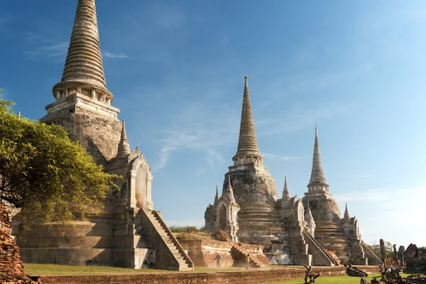 Wat Phra Sri Sanphet Temple, Ayutthaya, Thailandia — Foto Stock