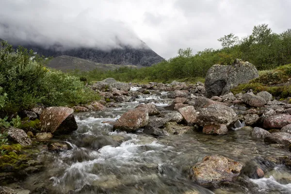 Petrelius Nehri, khibiny, Rusya Federasyonu — Stok fotoğraf