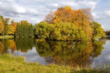 Catherine Park'ta Puşkin (eski St. selo),st.petersburg,
