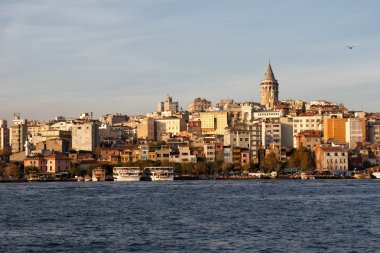 güzel görünüm galata Kulesi İstanbul, Türkiye