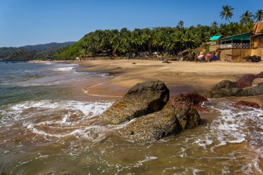 Cola beach, Güney goa, Hindistan 