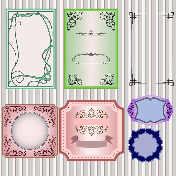 yazdırma için vektör çerçeve