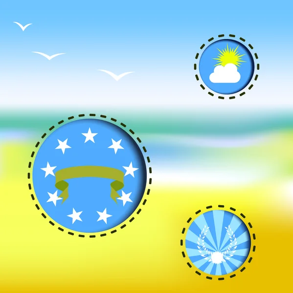 Eski deniz manzaralı poster