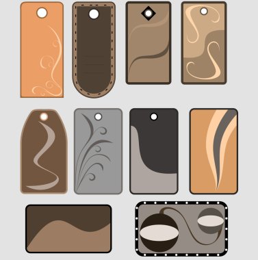 vektör Etiketler ve afiş