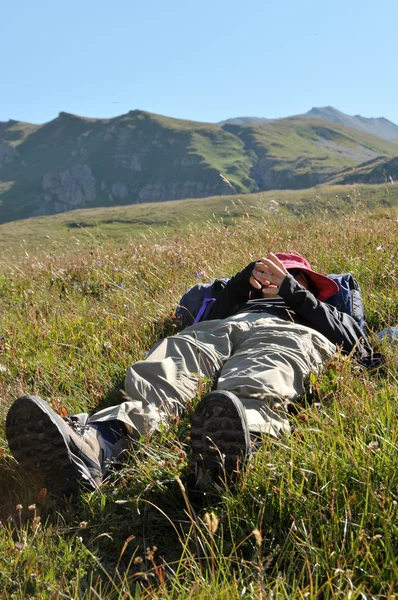 Relajación en las montañas — Foto de Stock