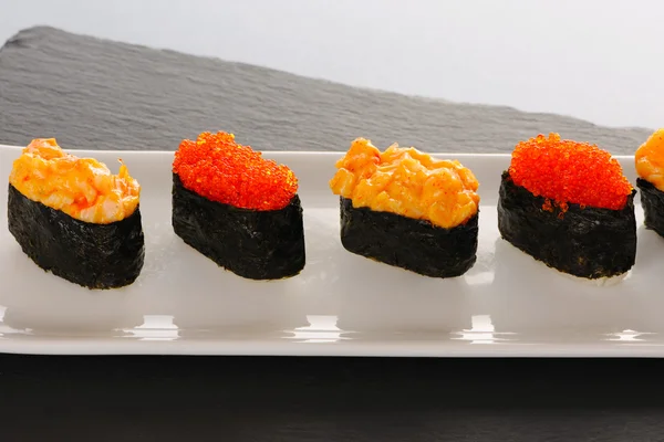 Sushi on plate — Stock Photo, Image