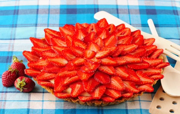 Çilekli tart — Stok fotoğraf