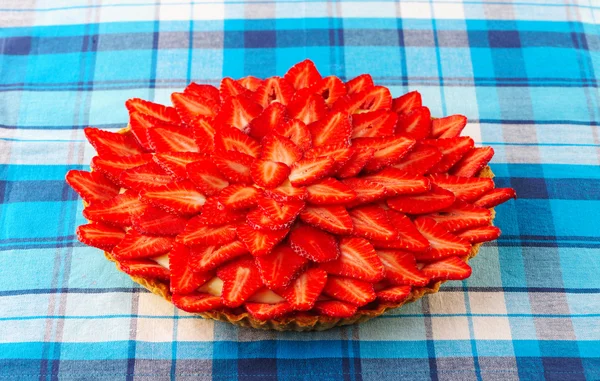 Çilekli tart — Stok fotoğraf