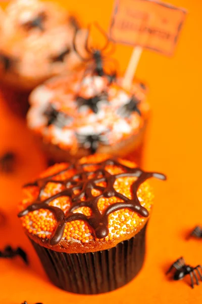 Halloween-Cupcakes — Stockfoto