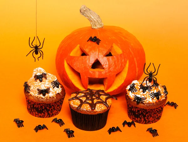 Halloween-Cupcakes — Stockfoto