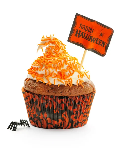 Halloween cupcake Rechtenvrije Stockfoto's