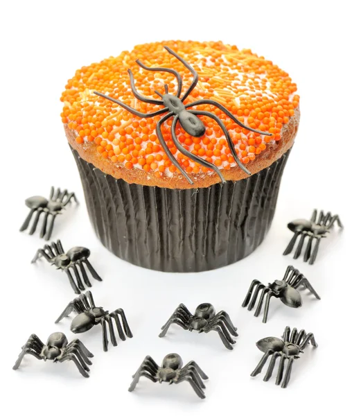 Halloween cupcake Stock Photo