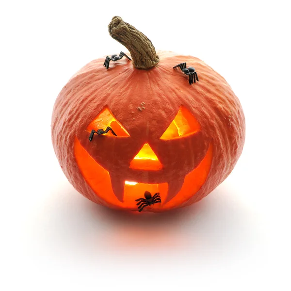 Abóbora de Halloween Jack O 'Lantern — Fotografia de Stock