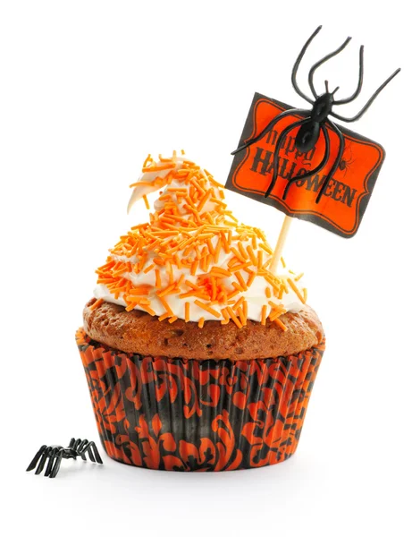 Halloween cupcake Stockbild