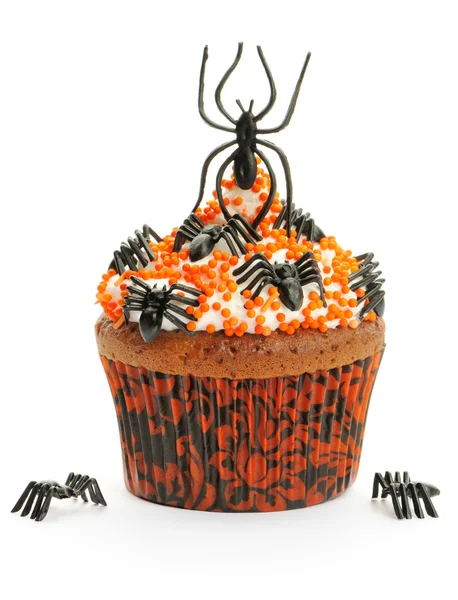Halloween cupcake Stock Image