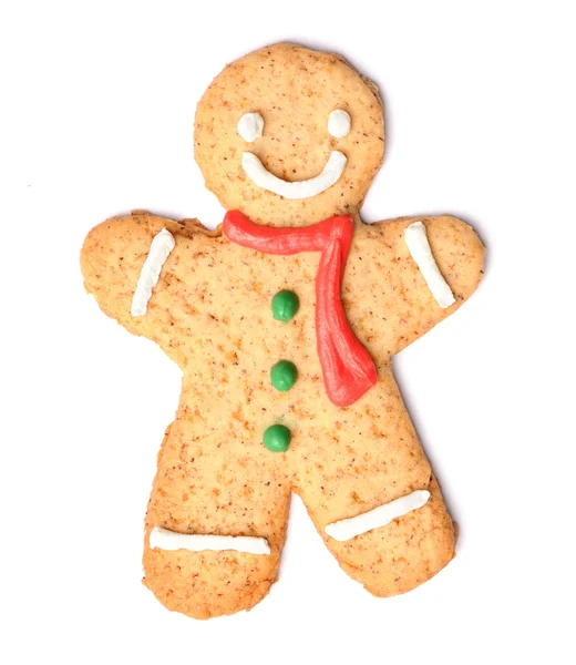 Kerstmis peperkoek man cookie — Stockfoto
