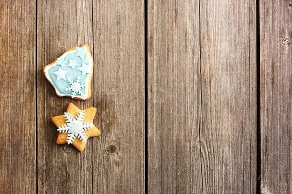 Christmas homemade gingerbread cookie — Stock Photo, Image