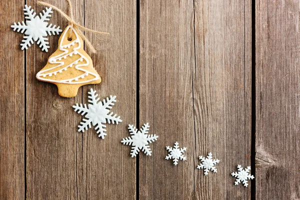 Galletas de jengibre caseras de Navidad —  Fotos de Stock