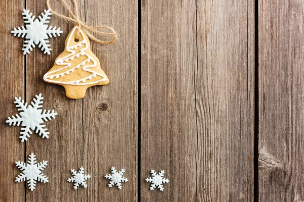 Galletas de jengibre caseras de Navidad — Foto de Stock