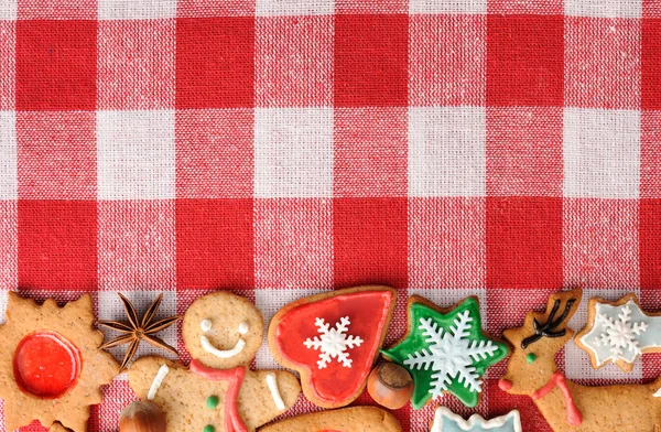 Biscuits au pain d'épice de Noël — Photo