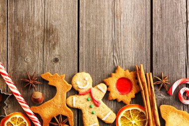 Noel ev yapımı zencefilli kurabiye