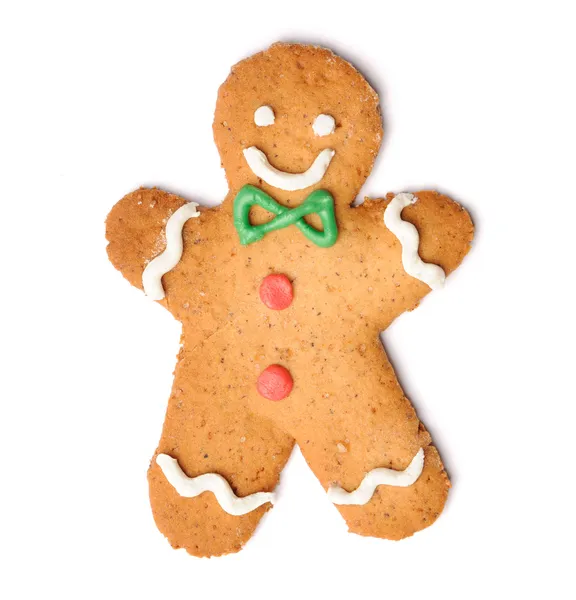 Vánoční perník muž cookie — Stock fotografie