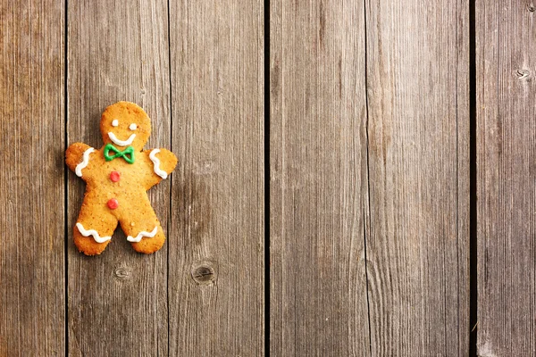 Χριστούγεννα σπιτικό μελόψωμο άνθρωπος μπισκότο — Φωτογραφία Αρχείου
