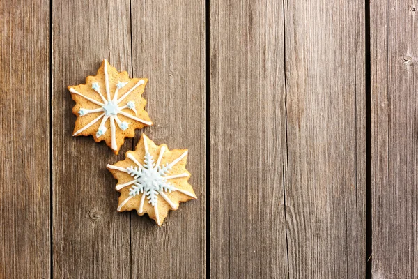 Natale biscotti fatti in casa pan di zenzero — Foto Stock