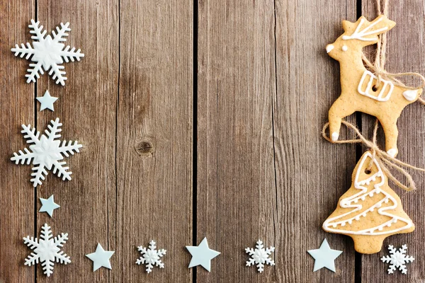 Boże Narodzenie domowe pierniki ciasteczka — Zdjęcie stockowe