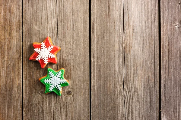 Christmas homemade gingerbread cookie — Stock Photo, Image