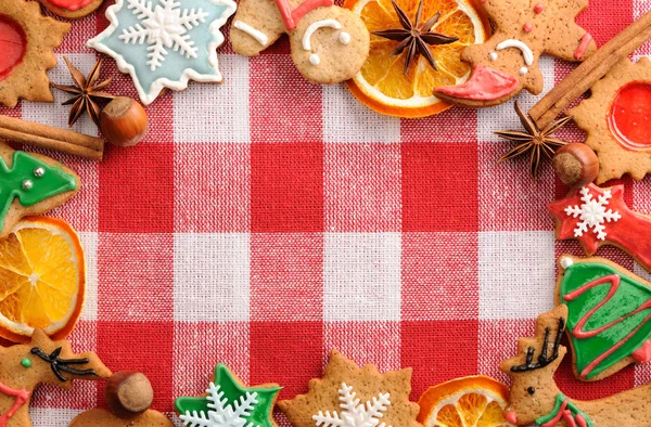 Biscuits au pain d'épice de Noël — Photo