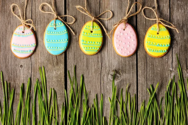 Biscotto di pan di zenzero fatto in casa Pasqua — Foto Stock