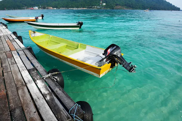 Bella spiaggia molo — Foto Stock