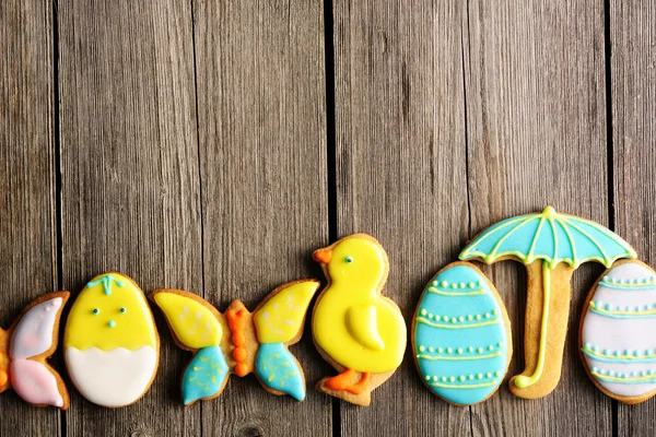 Easter homemade gingerbread cookie — Stock Photo, Image