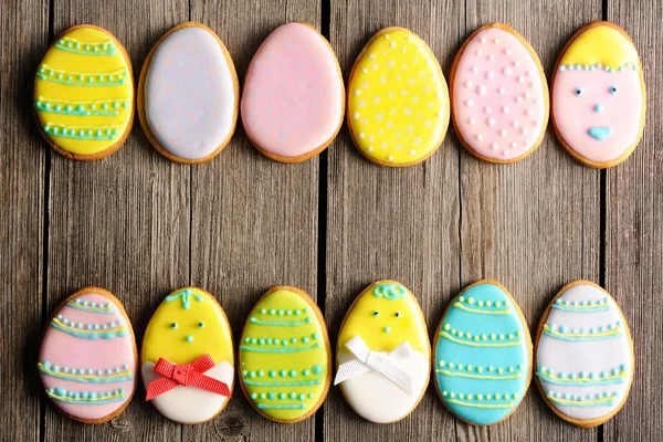 Easter homemade gingerbread cookie — Stock Photo, Image