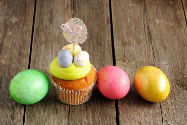 Easter homemade cupcake — Stock Photo, Image