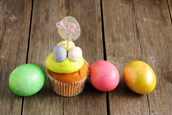 Cupcake fatto in casa Pasqua — Foto Stock