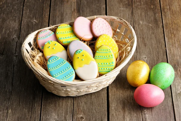 Galleta de pan de jengibre casero de Pascua — Foto de Stock