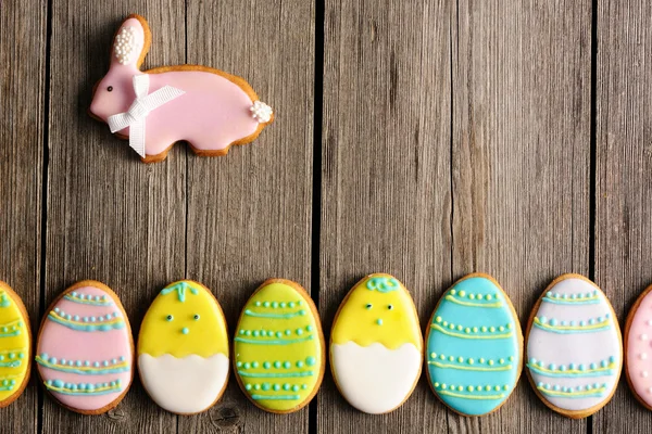 Galleta de pan de jengibre casero de Pascua — Foto de Stock