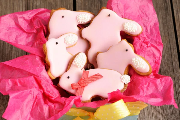 Easter homemade gingerbread cookie — Stock Photo, Image