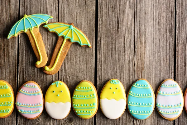 Påsk hembakade pepparkakor cookie — Stockfoto