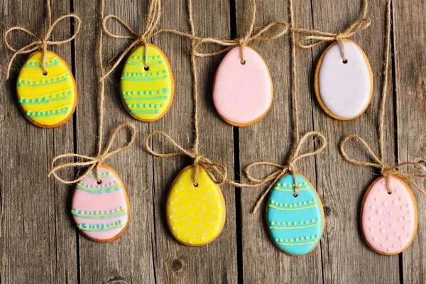 Galleta de pan de jengibre casero de Pascua — Foto de Stock