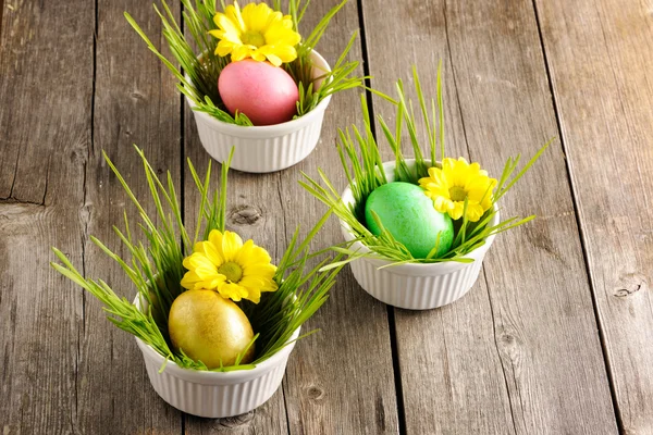 Colored easter eggs — Stock Photo, Image