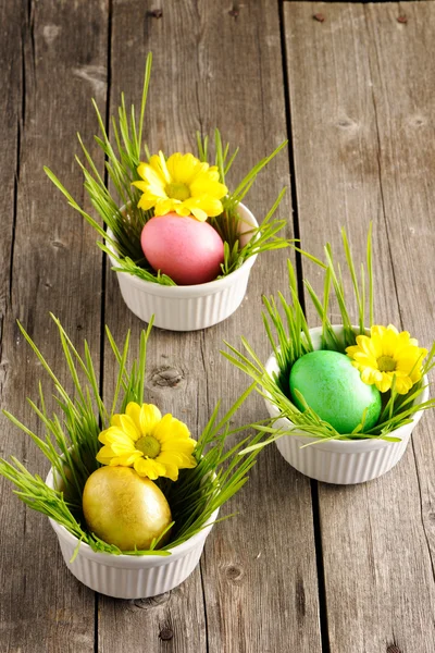 Colored easter eggs — Stock Photo, Image