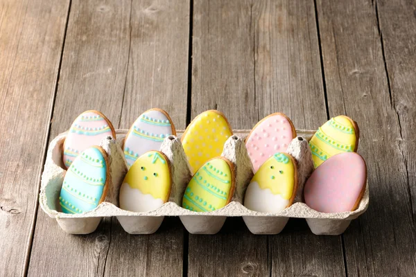 Galleta de pan de jengibre casero de Pascua — Foto de Stock