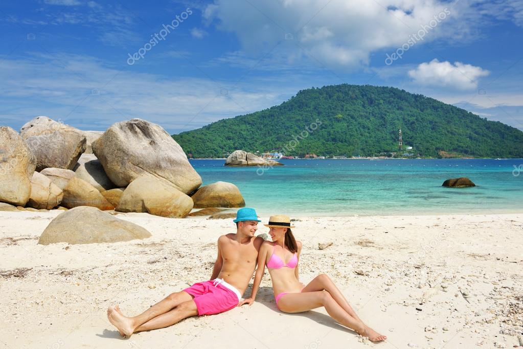 Couple on a beach