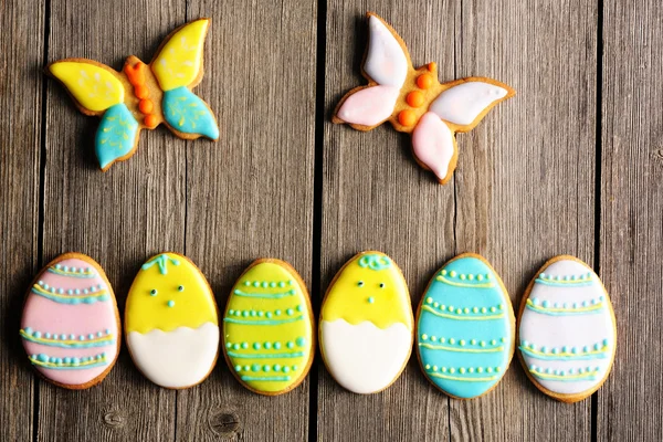 Galleta de pan de jengibre casero de Pascua — Foto de Stock