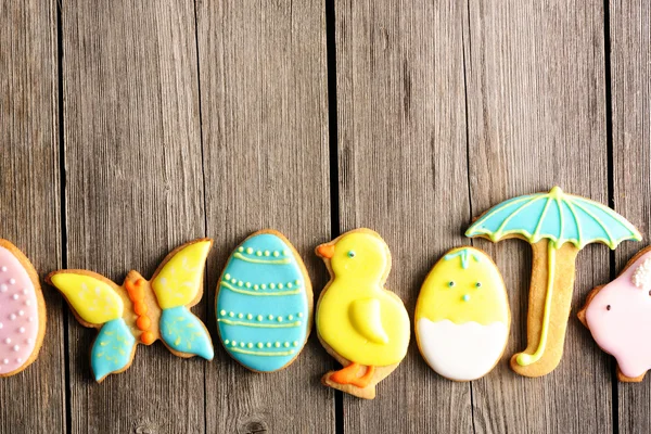 Galleta de pan de jengibre casero de Pascua —  Fotos de Stock