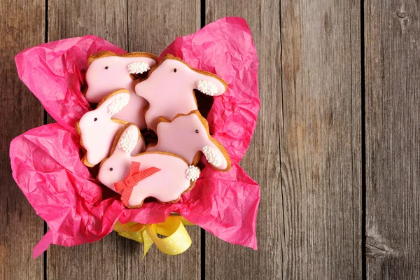 Easter homemade gingerbread cookie — Stock Photo, Image